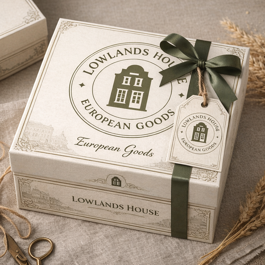 Beautifully assembled European gift boxes